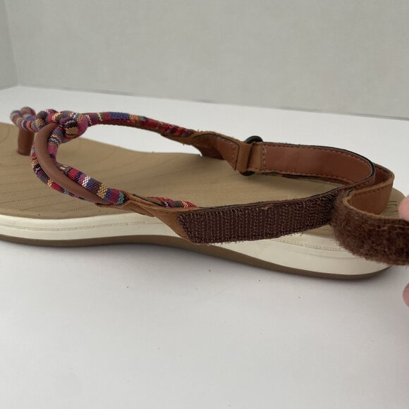 Sperry TopSider Seabrook Elsie Sandals Women’s Size 8.5 Multicolor T-Strap - Picture 5 of 6